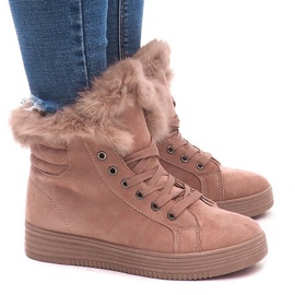 Teplé tenisky AB-14 růžové růžový Teplé tenisky AB-14 růžové růžový