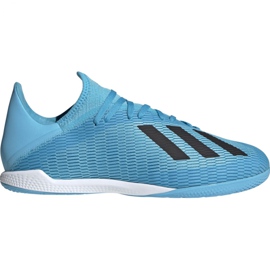 Sálová obuv adidas X 19.3 In M F35371 modrý modrý