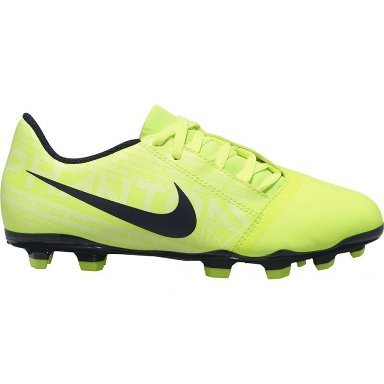 Kopačky Nike Phantom Venom Club Fg Jr AO0396-717 žlutá žlutá