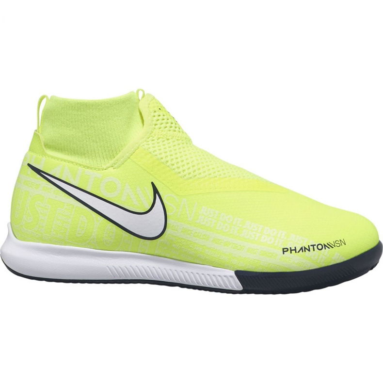 Sálová obuv Nike Phantom Vsn Academy Df Ic Jr AO3290-717 žlutá žlutá Sálová obuv Nike Phantom Vsn Academy Df Ic Jr AO3290-717 žlutá žlutá