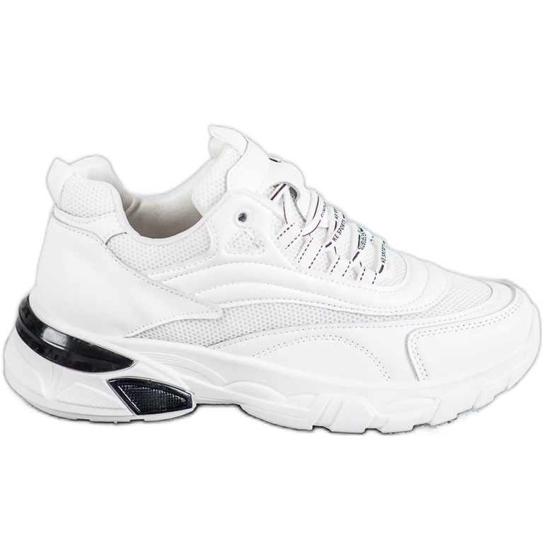 SHELOVET Módní tenisky bílý