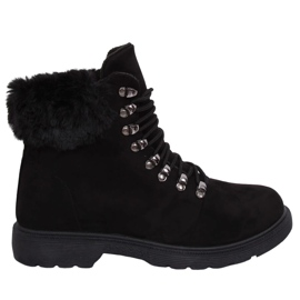 Černé dámské boty Y260-9 Black černá