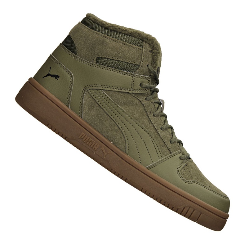 Puma Rebound LayUp Sd Fur M 369831-03 zelená