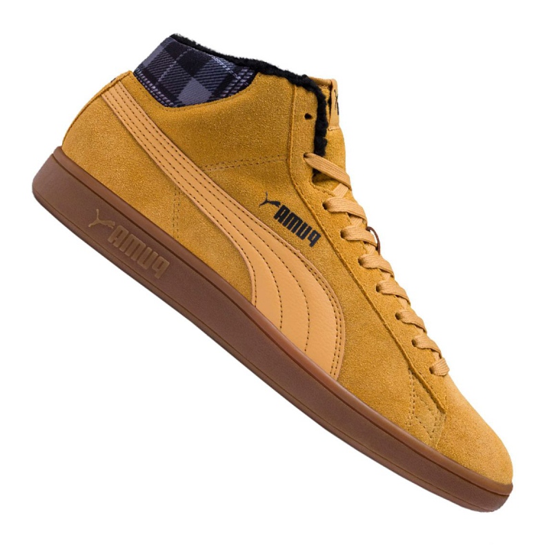 Puma Smash v2 Mid Wtr M 366810-03 hnědý