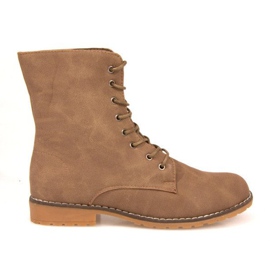 Teplé boty Military Q99 Khaki vícebarevný zelený