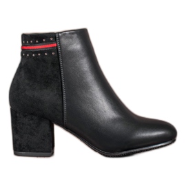 Filippo Boty na vysokém podpatku černá Filippo Boty na vysokém podpatku černá