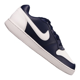 Boty Nike Ebernon Low M AQ1775-401 bílý námořnická modř