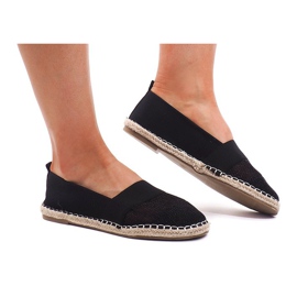 Tenisky Espadrilles Openwork 188-38 Black černý