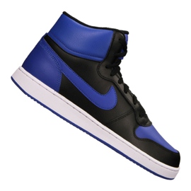 Boty Nike Ebernon Mid M AQ1773-001 černá modrý