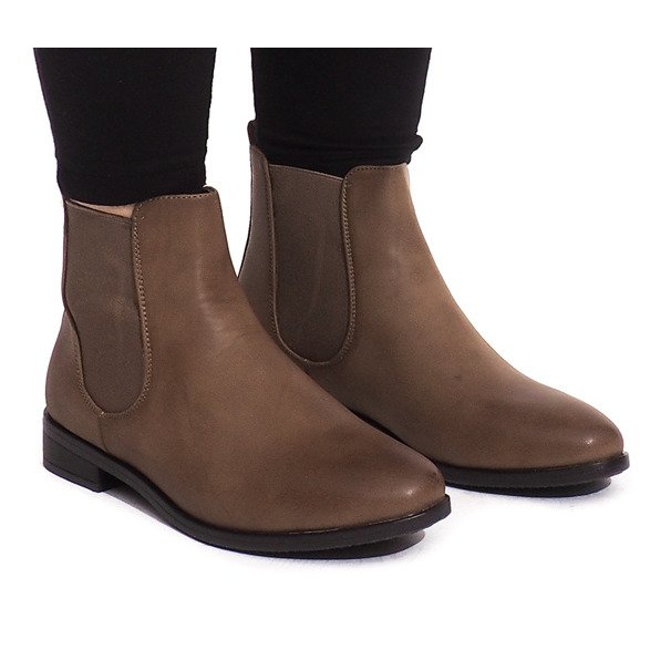 Teplé boty ZH672-1 Khaki