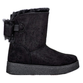 SHELOVET Mukluki S Mašlí černý