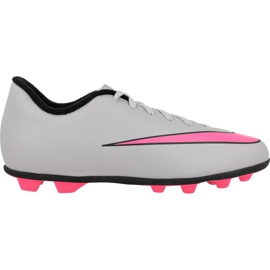 Kopačky Nike Mercurial Vortex Ii FG-R Jr 651642-060 šedá bílý