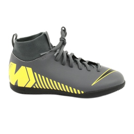 Sálová obuv Nike Mercurial Superfly X 6 Club Ic Jr AH7346-070 šedá