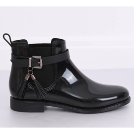 Dámské boty Jodhpur Black Galoshes černé PT-119 Black II černá