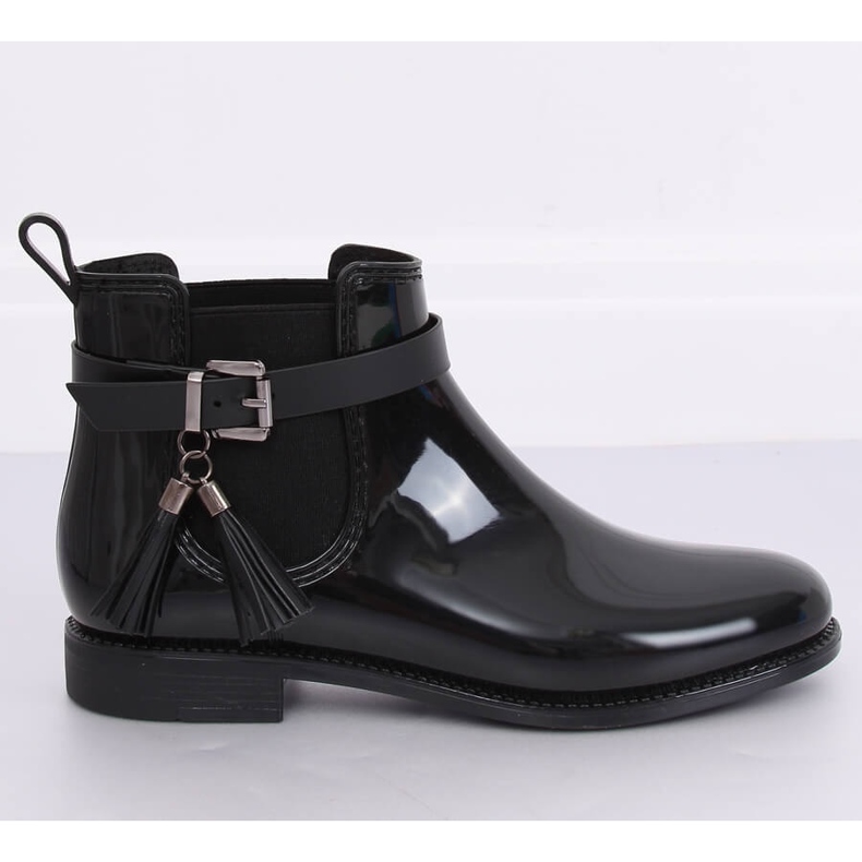 Dámské boty Jodhpur Black Galoshes černé PT-119 Black II černá