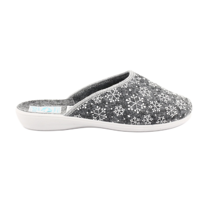 Adanex cítil pantofle sněhové vločky 24215 bílý šedá