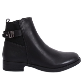 Černé kozačky Jodhpur pro ženy 1304 Black černá