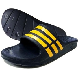 Pantofle Adidas Duramo Slide M M17840 námořnická modrá žlutá
