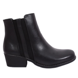 Černé kozačky Jodhpur, černé 6391 černé černý