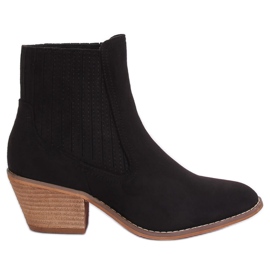 MW-8M8-1 Černé kovbojské boty černý