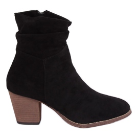 Černá kovbojská obuv E2250 Černá černý