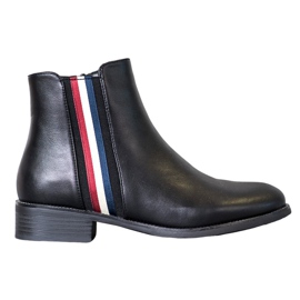 Filippo Boty s ozdobným páskem černý