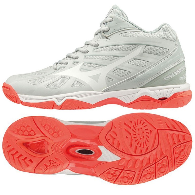 Boty Mizuno Wave Hurricane 3 Mid W V1GC174560 bílý bílý