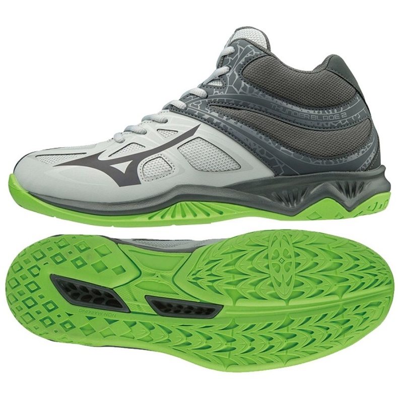 Boty Mizuno Thunder Blade 2 Mid M V1GA197537 šedá šedá