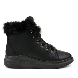 Černé izolované tenisky TL135-1 černý