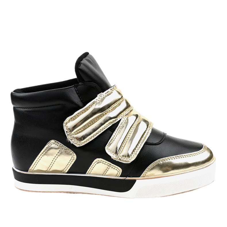 Černé izolované tenisky na klínku GF-ZM26 černá Černé izolované tenisky na klínku GF-ZM26 černá