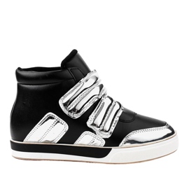 Černé izolované tenisky na klínku GF-ZM26 černý