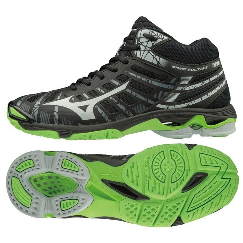 Asics Boty Mizuno Wave Voltage Mid M V1GA196537 černá černá Asics Boty Mizuno Wave Voltage Mid M V1GA196537 černá černá