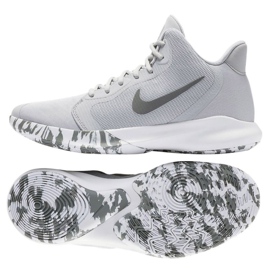 Boty Nike Precision Iii M AQ7495-004 bílý šedá