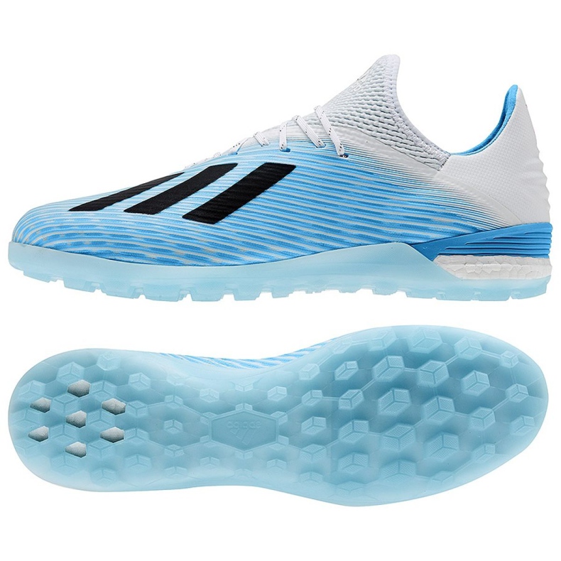 Kopačky Adidas X 19.1 Tf M F99999 bílý modrý
