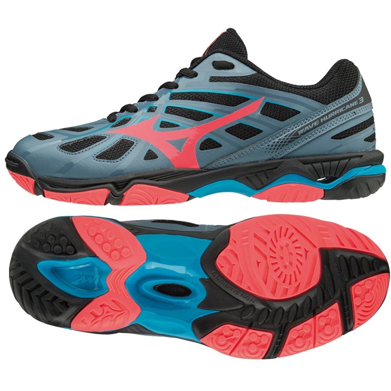Boty Mizuno Wave Hurricane 3 W V1GC174065 šedá šedá