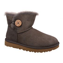 Boty Ugg Mini Bailey Button Ii W 1016422-MOLE hnědý Boty Ugg Mini Bailey Button Ii W 1016422-MOLE hnědý