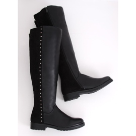 Jezdecké boty se silnou izolací černé G3369A Black černý