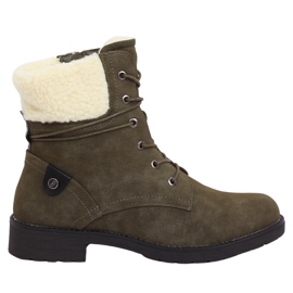 Zelené šněrovací boty K-9926 Green zelený