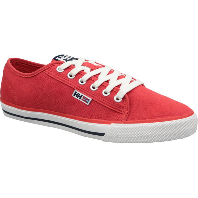 Boty Helly Hansen Fjord Canvas Shoe V2 M 11465-216 červené