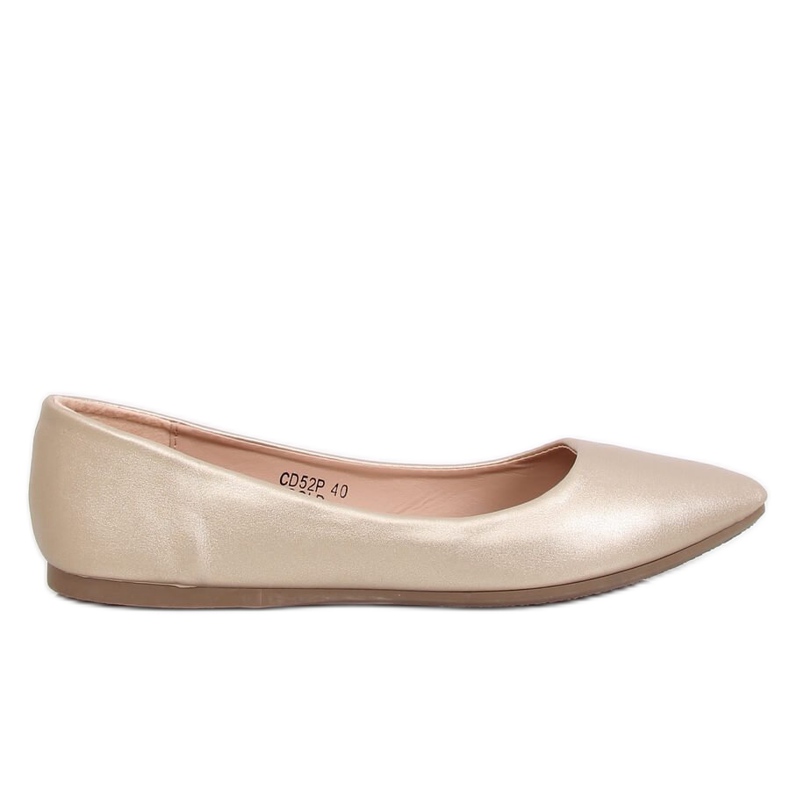 Mandle na nohou baleríny zlaté CD52P zlato zlatý