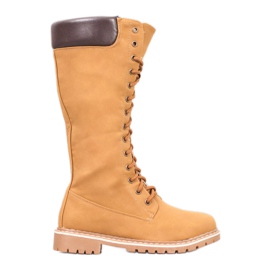 Seastar Teplé šněrovací boty hnědý Seastar Teplé šněrovací boty hnědý