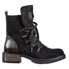 Goodin Šněrovací boty černý