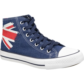 Boty Lee Cooper High Cut 1 LCWL-19-530-041 modrý Boty Lee Cooper High Cut 1 LCWL-19-530-041 modrý