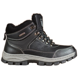 Arrigo Bello Šněrovací zimní boty černá