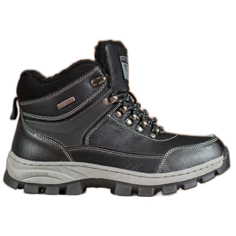 Arrigo Bello Šněrovací zimní boty černá