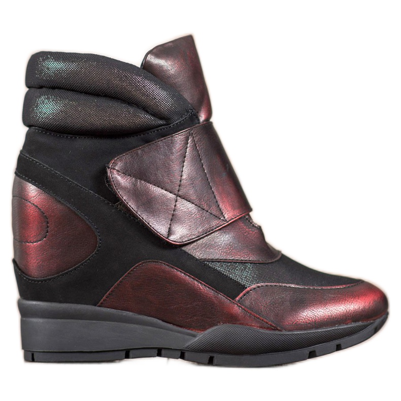 Sergio Leone Tenisky na suchý zip červené