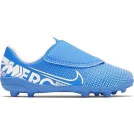 Kopačky Nike Mercurial Vapor 13 Club Mg PS (V) Jr AT8162 414 modrý modrý