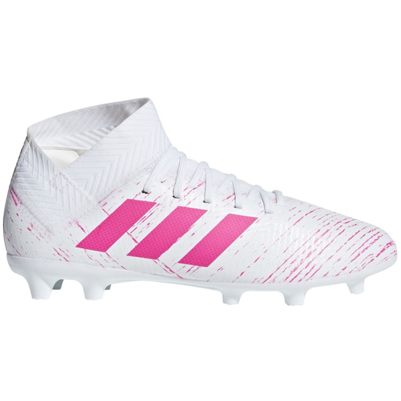 Kopačky Adidas Nemeziz 18.3 Fg Jr CM8506 vícebarevný bílý