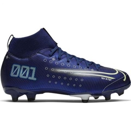Kopačky Nike Mercurial Superfly 7 Academy Mds FG / MG Jr BQ5409 401 námořnická modř námořnická modř