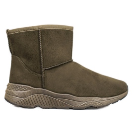 SHELOVET Sněhule Na Platformě zelený